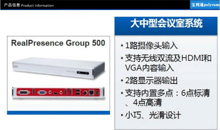 寶利通Polycom Group 500