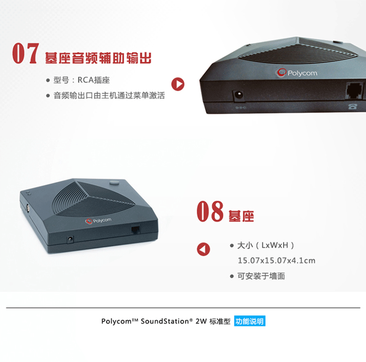 寶利通Polycom SoundStation 2W標準型